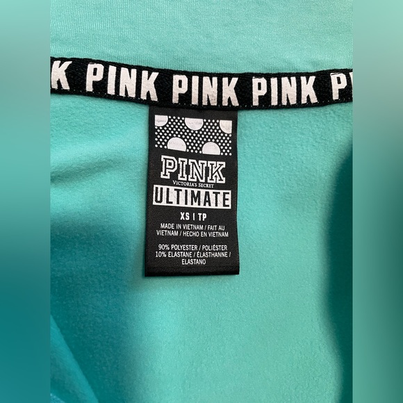 XS PINK Victoria Secret sport jacket with finger holes and back pocket. - Picture 4 of 6